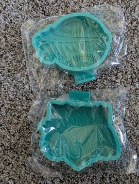 Baseball Or Softball Silicone Freshie Molds 2pack